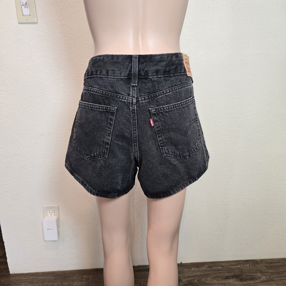 Levi's Black Denim Jean Shorts